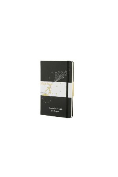 Moleskine* Le Petit Prince Rayas Large (cartoné-negro)