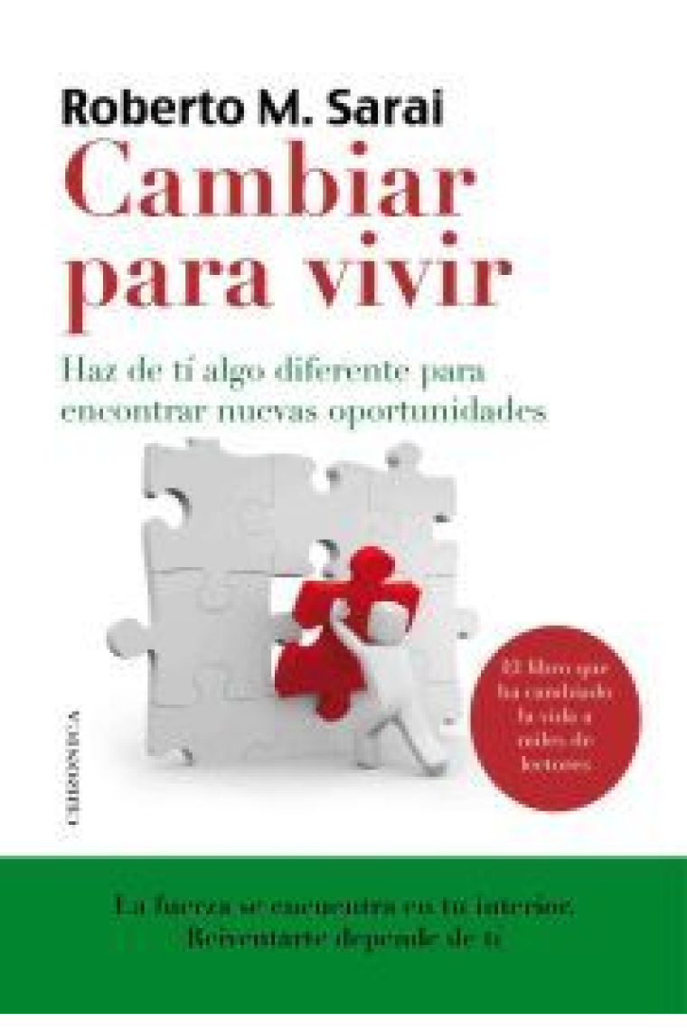 Cambiar para vivir : Haz de tí algo diferente para encontrar nuevas oportunidades