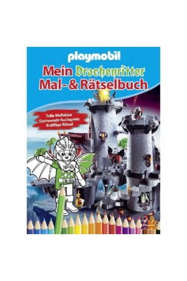 Playmobil. Mein Drachenritter. Mal- und Rätselbuch.