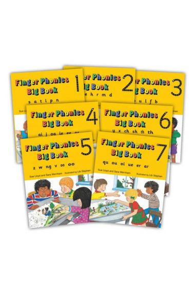 Finger phonics. Big books. Vol. 1-7. Per la Scuola elementare: Books 1-7 (Jolly Phonics)