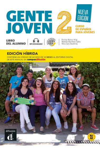 Gente joven 2 A1-A2 Nueva edición Ed. Híbrida Libro del alumno