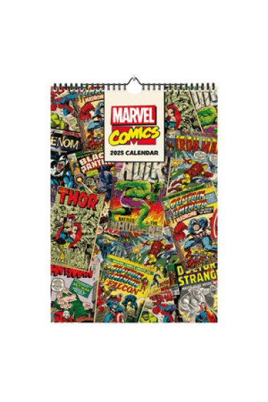 CALENDARIO A3 2025 MARVEL PORTADAS