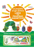 La pequeña oruga glotona con pegatinas magnéticas