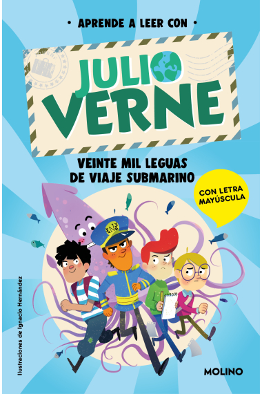 Aprende a leer con Julio Verne 3 - Veinte mil leguas de viaje submarino.