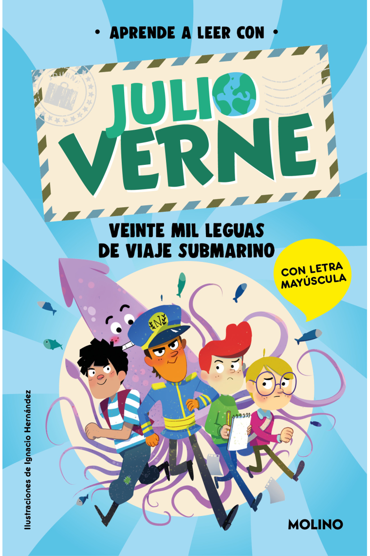 Aprende a leer con Julio Verne 3 - Veinte mil leguas de viaje submarino.