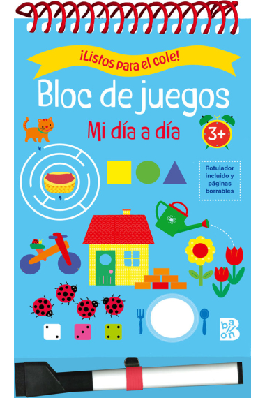 LISTOS PARA EL COLE BLOC DE JUEGOS MI DIA A DIA +3