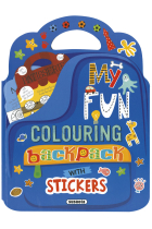 MY FUN COLOURING BACKPACK WITH STICKERS