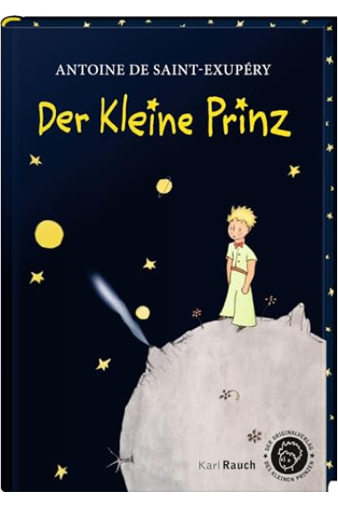 Der kleine Prinz. Black - Mit Farbschnitt und leuchtenden Sternen