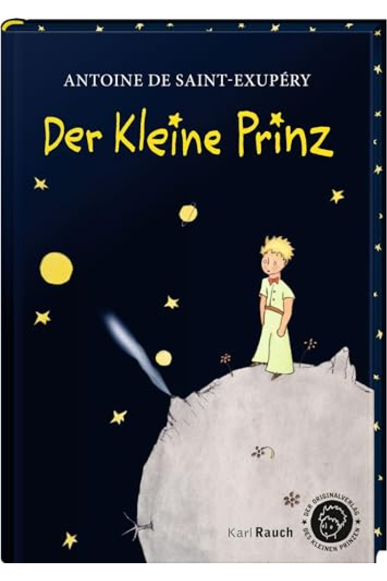 Der kleine Prinz. Black - Mit Farbschnitt und leuchtenden Sternen