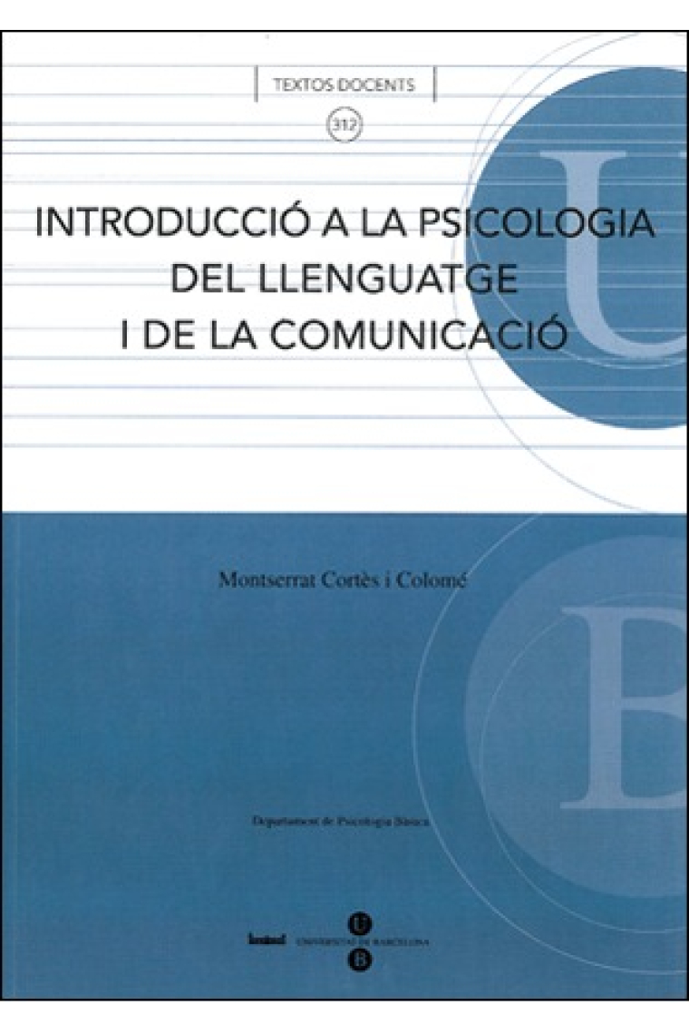 Introducció a la psicología del llenguatge i de la comunicació