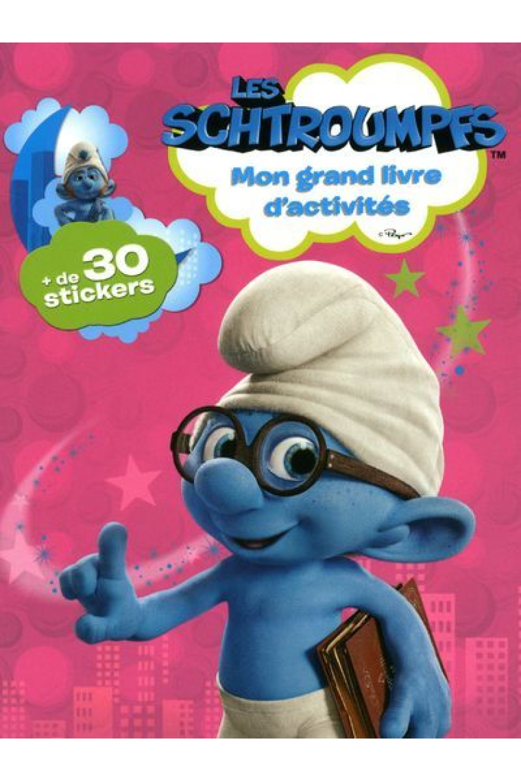 Les Schtroumpfs. Mon grand livre d'activités (+ de 30 stickers)