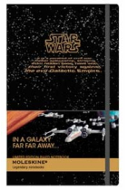 Moleskine* Cuaderno STAR WARS Liso Large (cartoné-negro)