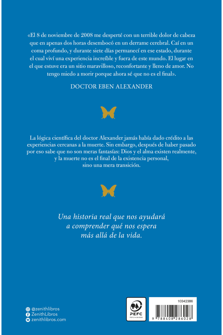 La prueba del cielo. El viaje de un neurocirujano a la vida después de la vida