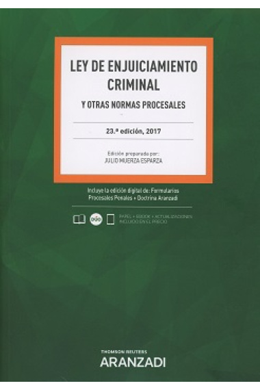 Ley de enjuiciamiento criminal (23ª edición, 2017)