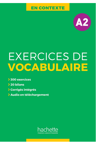 En Contexte - Exercices de vocabulaire A2 + audio MP3 + corrigés