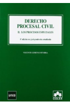 Derecho procesal civil II : los procesos especiales