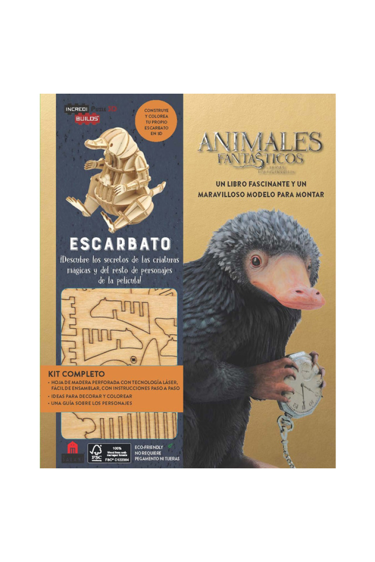 Indredibuilds. Animales fantásticos. Escarbato