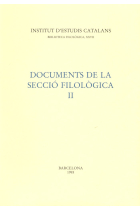 Documents de la secció filològica, II