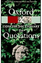 The concise Oxford dictionary quotations (revised edition)