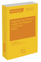 Manual preguntas test exámen acceso abogacía y la procura 2024