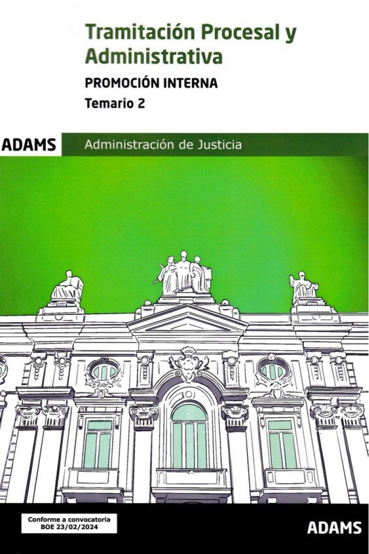 TEMARIO 2 TRAMITACION PROCESAL Y ADMINISTRATIVA, PROMOCION I