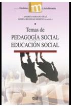 Temas de pedagogía social. Educación social