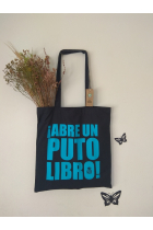 ¡Abre un puto libro! (bolsa de algodón)