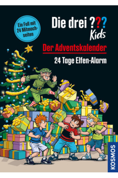 Die drei ??? Kids, Der Adventskalender 24 Tage Elfen-Alarm. Extra: Stickerbogen