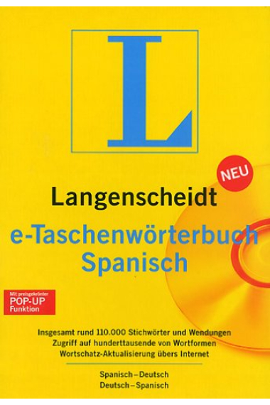 Langenscheidt Taschenwörterbuch Spanisch CD-ROM spanisch-deutsch/deutsch-spanisch. 120.000 Stichworter und Wendungen