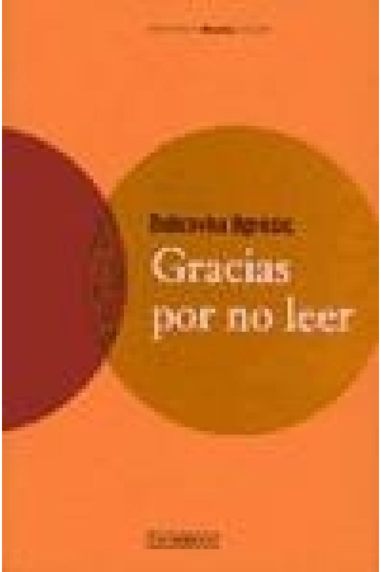 Gracias por no leer