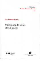 MISCELANEA DE TEXTOS (1964-2021). PREMIO URSICINO ALVAREZ 12