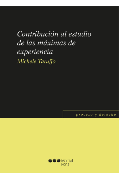 CONTRIBUCION AL ESTUDIO DE LAS MAXIMAS DE EXPERIENCIA