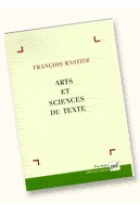 Arts et sciences du texte