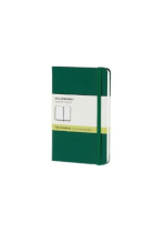 Moleskine* Cuaderno Liso Pocket (cartoné-verde)