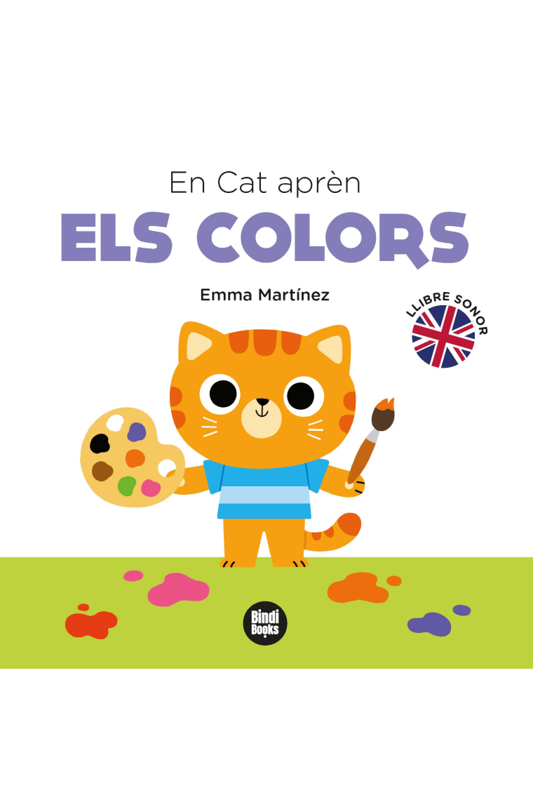 En Cat aprèn els colors. Llibre sonor (català anglès)