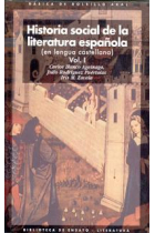 Historia social de la literatura española (en lengua castellana) 2 Vols.