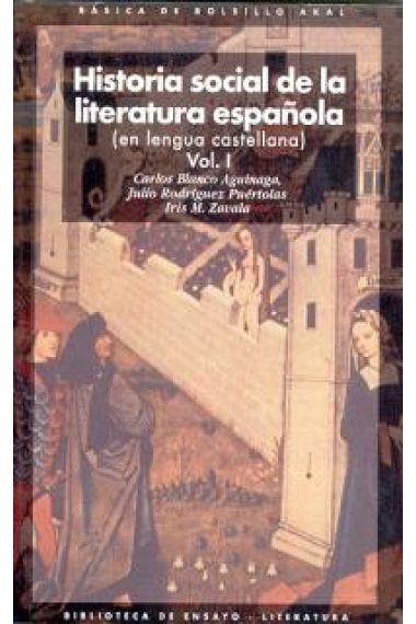 Historia social de la literatura española (en lengua castellana) 2 Vols.