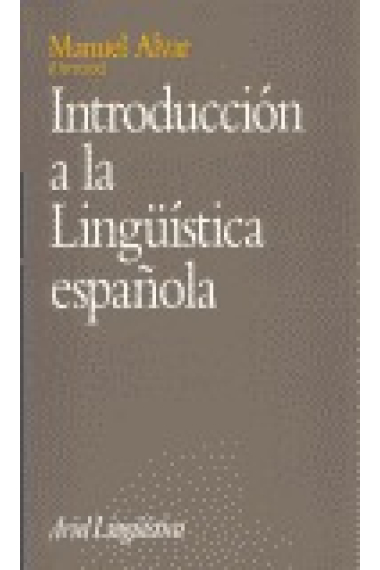 Introducción a la Lingüística española