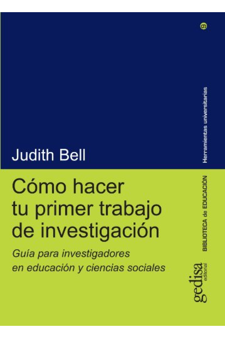 Cómo hacer tu primer trabajo de investigación: guía para investigadores en educación y ciencias sociales