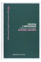 Política y mesianismo. Giorgio Agamben