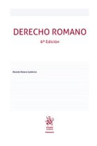 Derecho Romano. 6ª edició