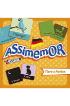 ASSIMEMOR.  Tiere & Farben. (64 Karten)