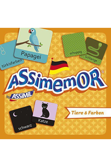 ASSIMEMOR.  Tiere & Farben. (64 Karten)