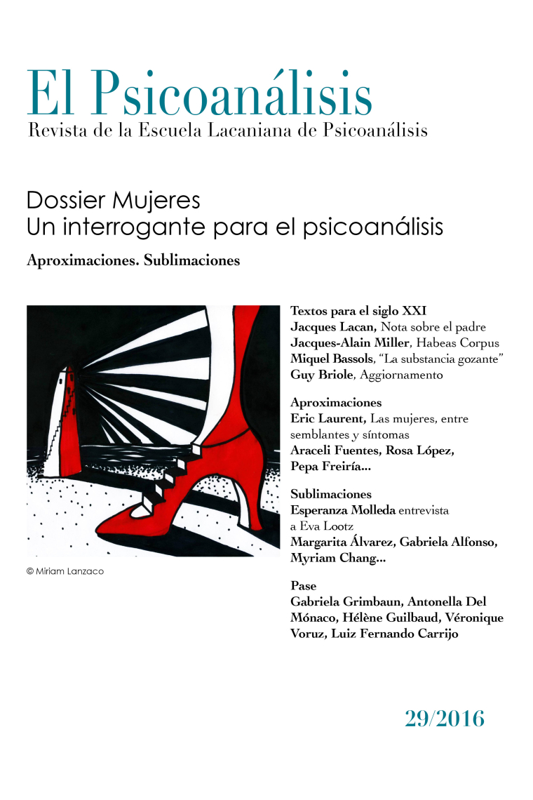 Revista El psicoanálisis Nº 29. Dossier Mujeres: un interrogante para el psicoanálisis