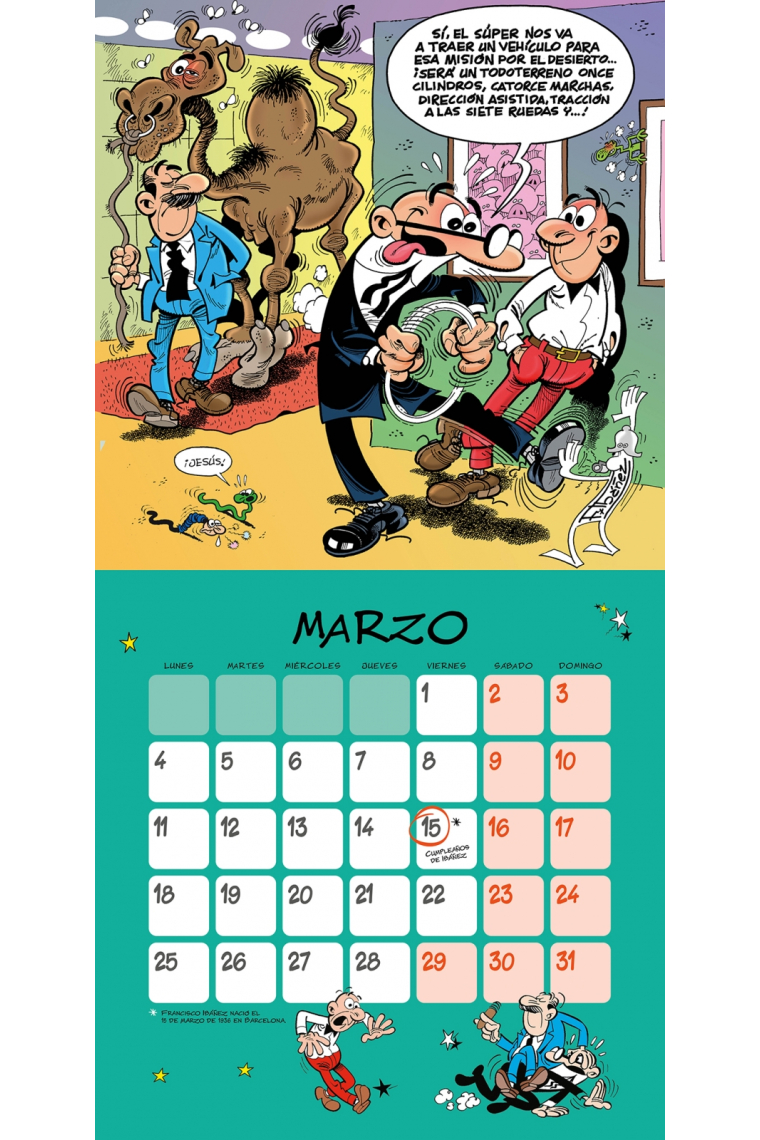 Mortadelo y Filemón ·Calendario 2024·