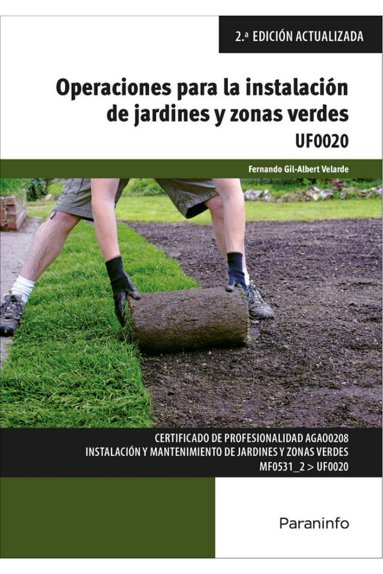 Operaciones para la instalación de jardines y zonas verdes