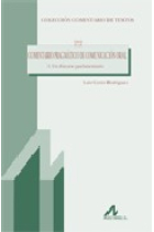 Comentario Pragmatico de Comunicacion Oral I. Un discurso parlementario