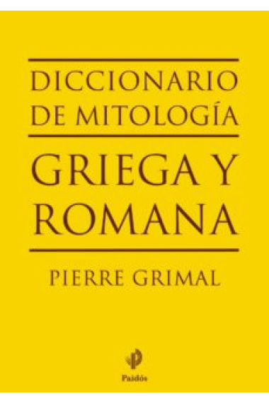 Diccionario de mitología griega y romana