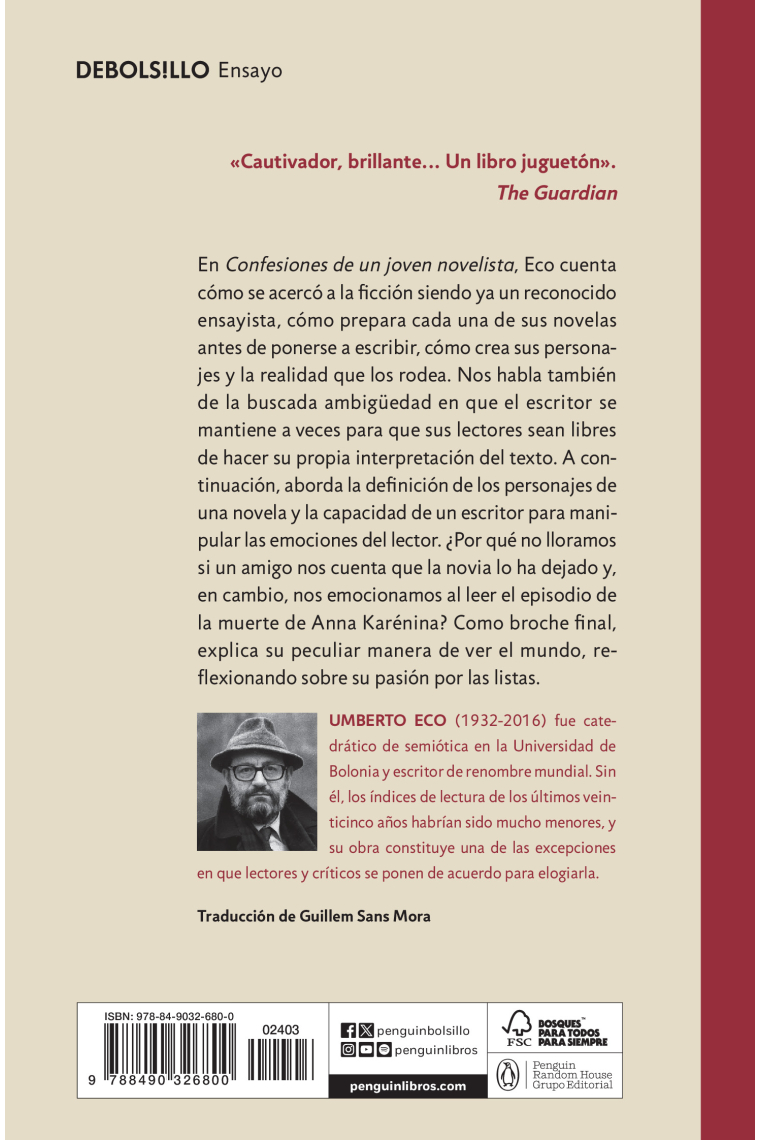 Confesiones de un joven novelista