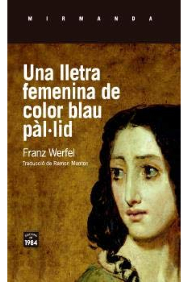 Una lletra femenina de color blau pàl·lid